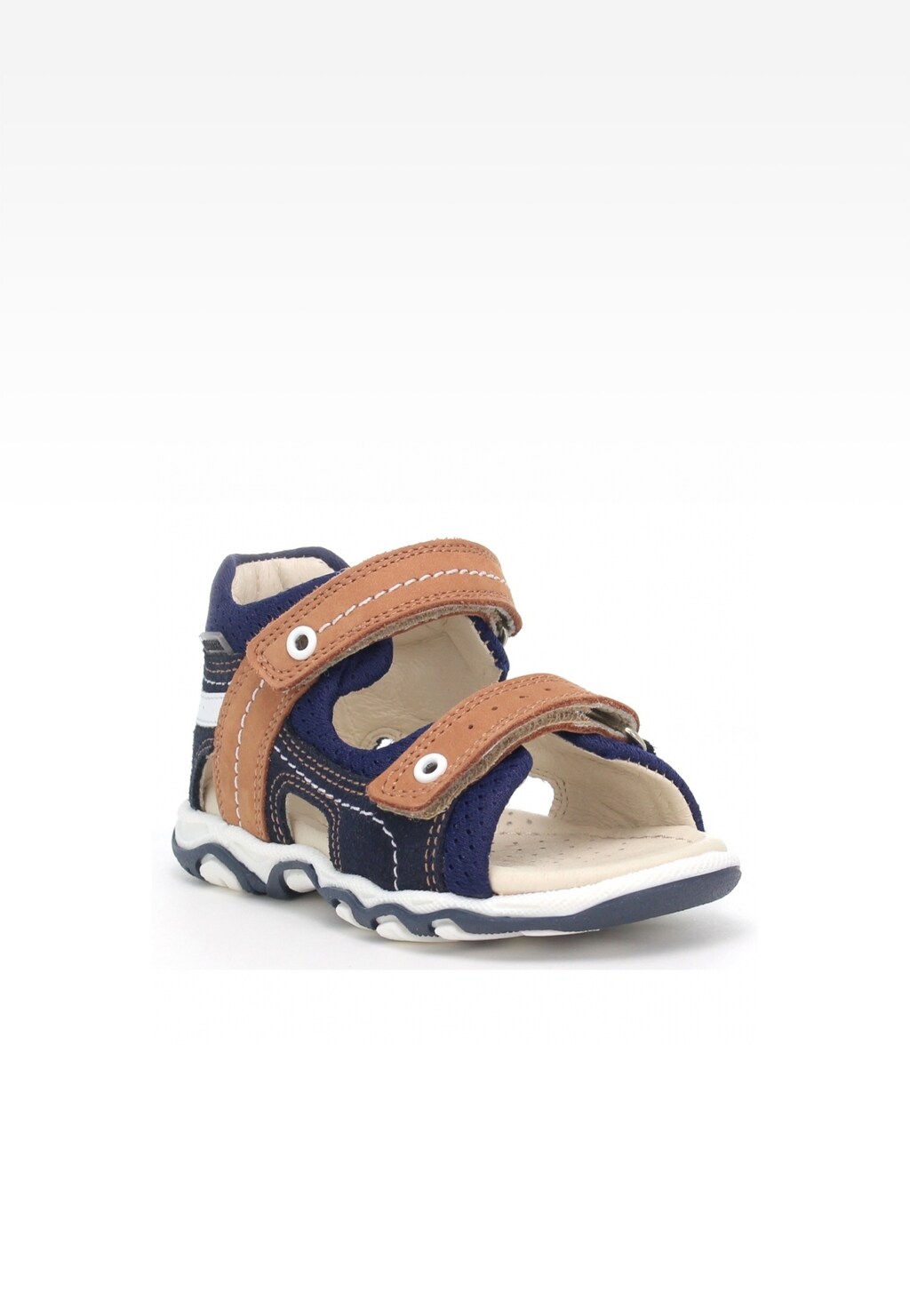 Sandały BARTEK W-11848-5/BAI, dla chłopców, granatowo-brązowy Widok 2
