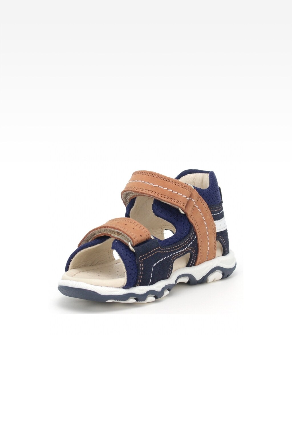 Sandały BARTEK W-11848-5/BAI, dla chłopców, granatowo-brązowy Widok 3