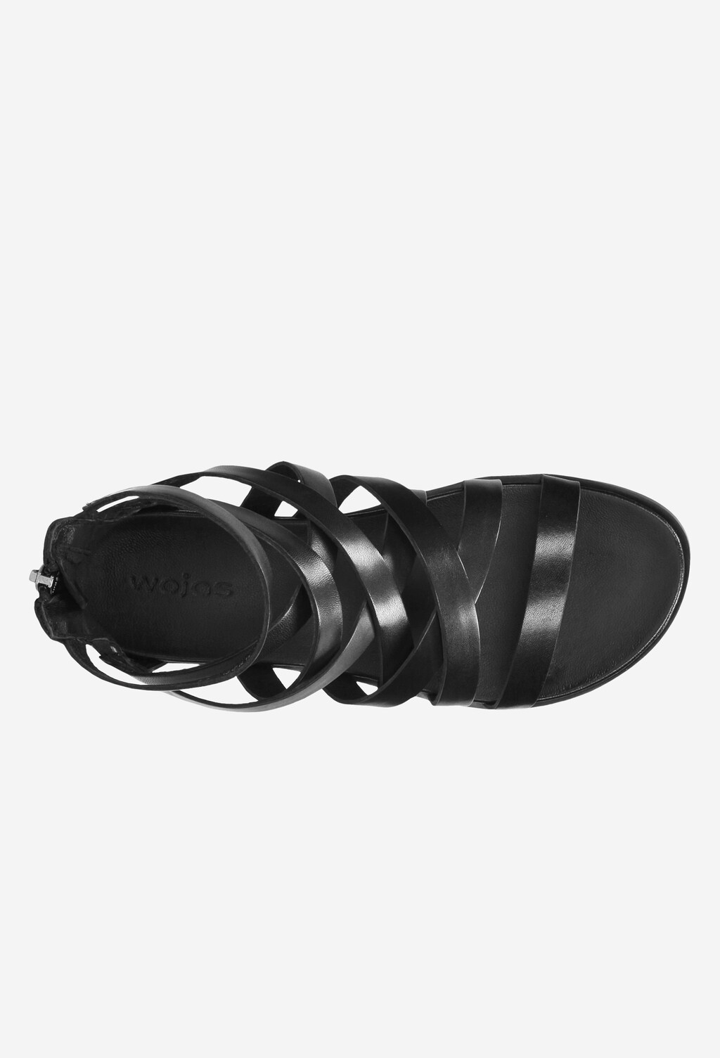 Czarne sandały damskie 9720-51 Widok 4