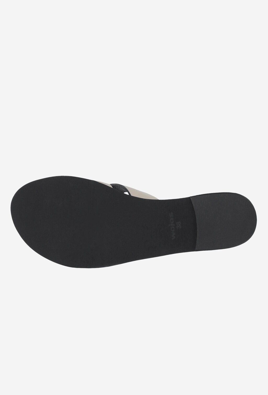 Beżowe klapki damskie 9700-54 Widok 5