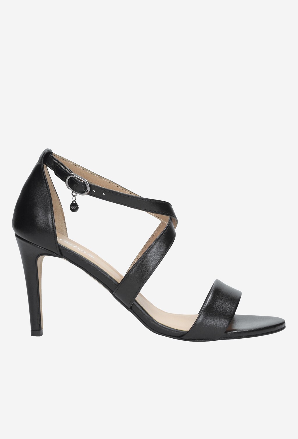 Czarne sandały damskie 9744-51 Widok 1