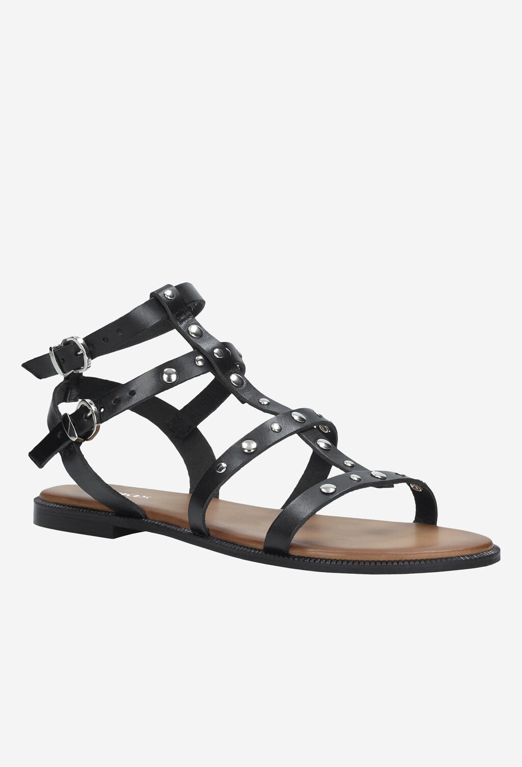 Czarne sandały damskie 9725-51 Widok 2