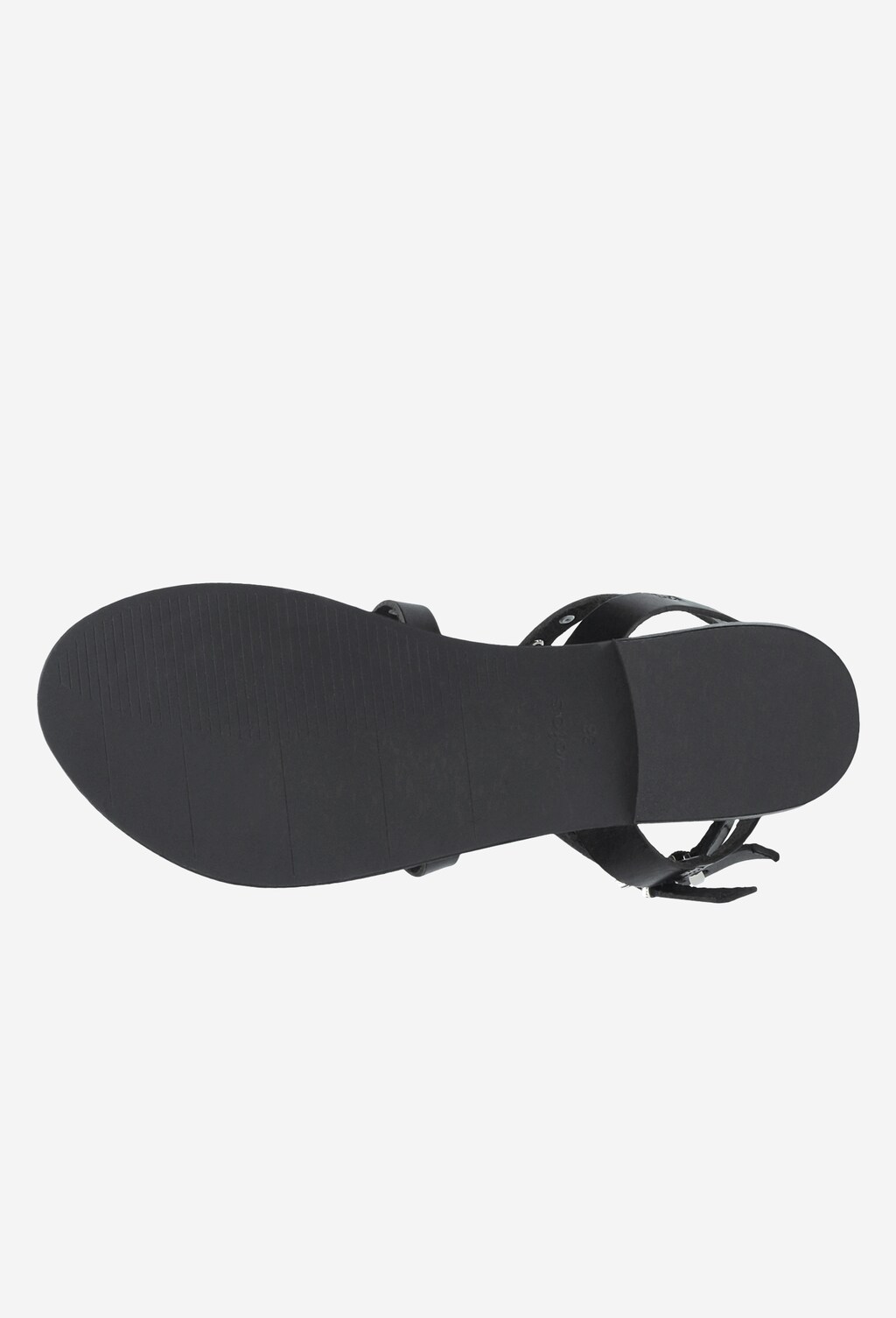 Czarne sandały damskie 9725-51 Widok 5