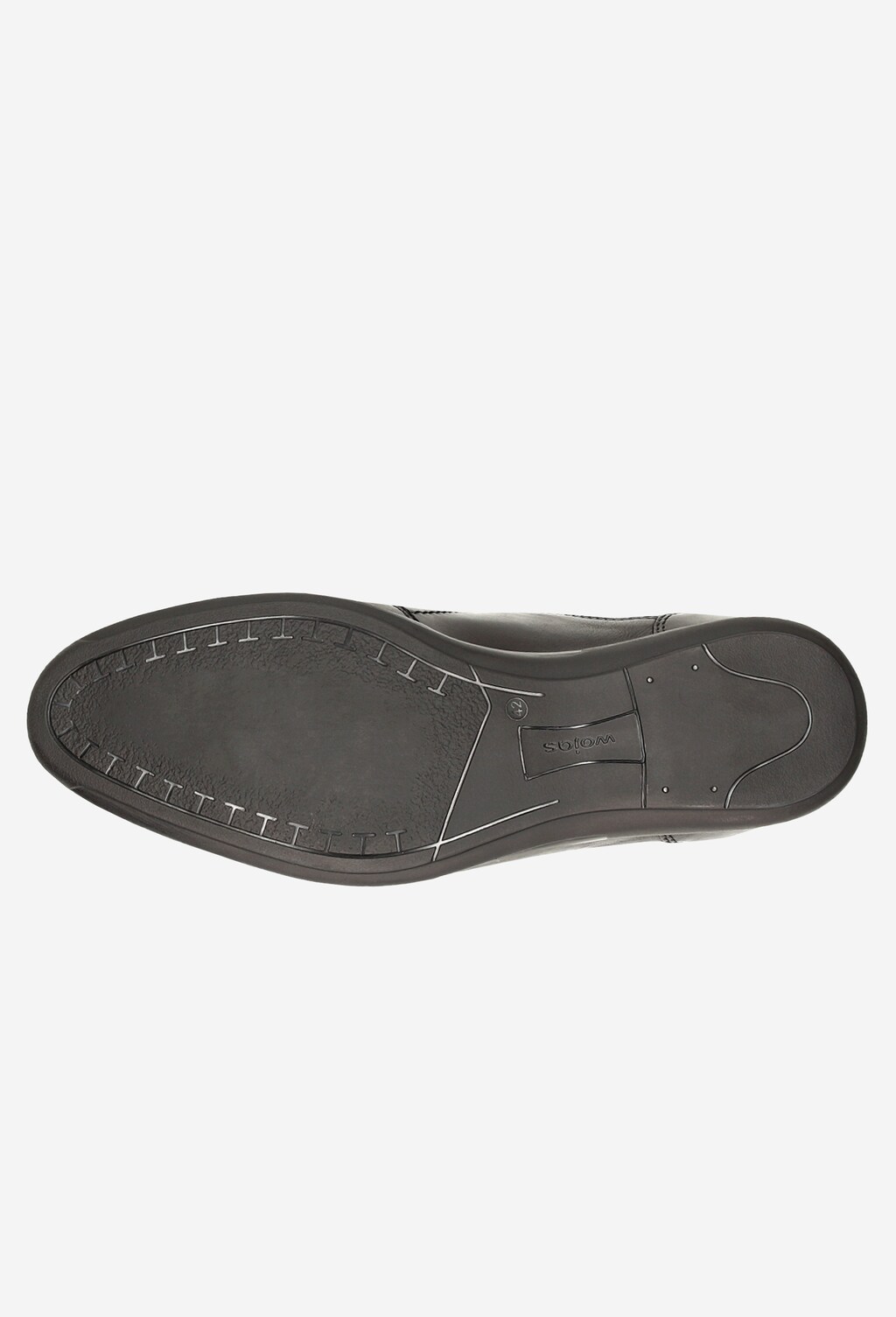 Czarne męskie półbuty 6021-51 Widok 5