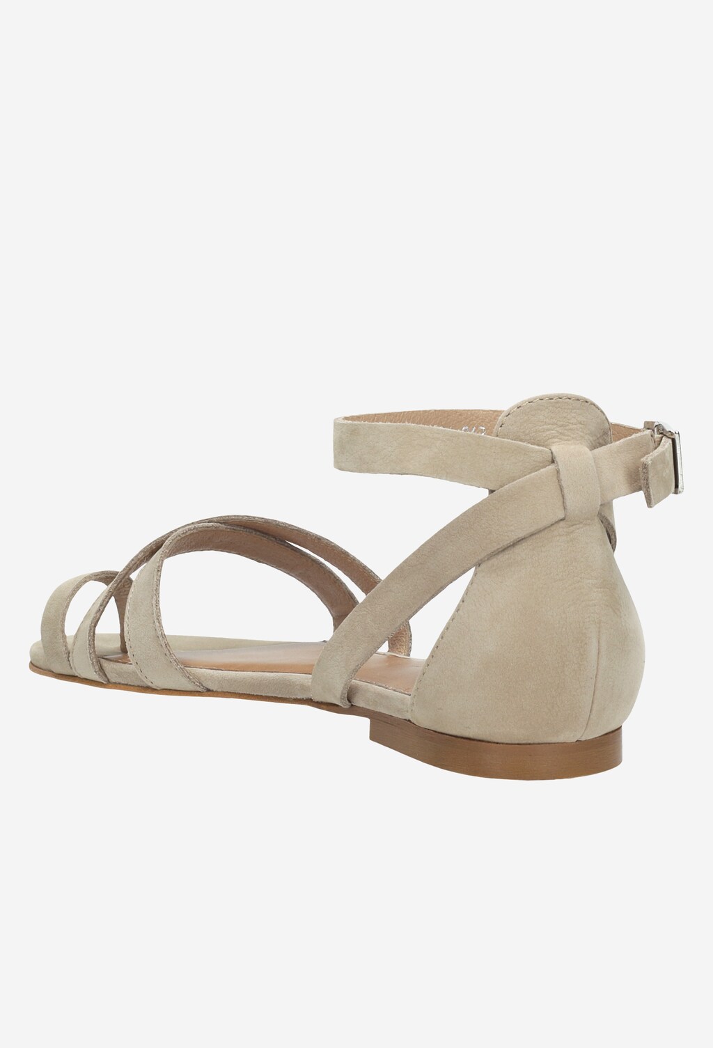 Beżowe sandały damskie 9726-24 Widok 3