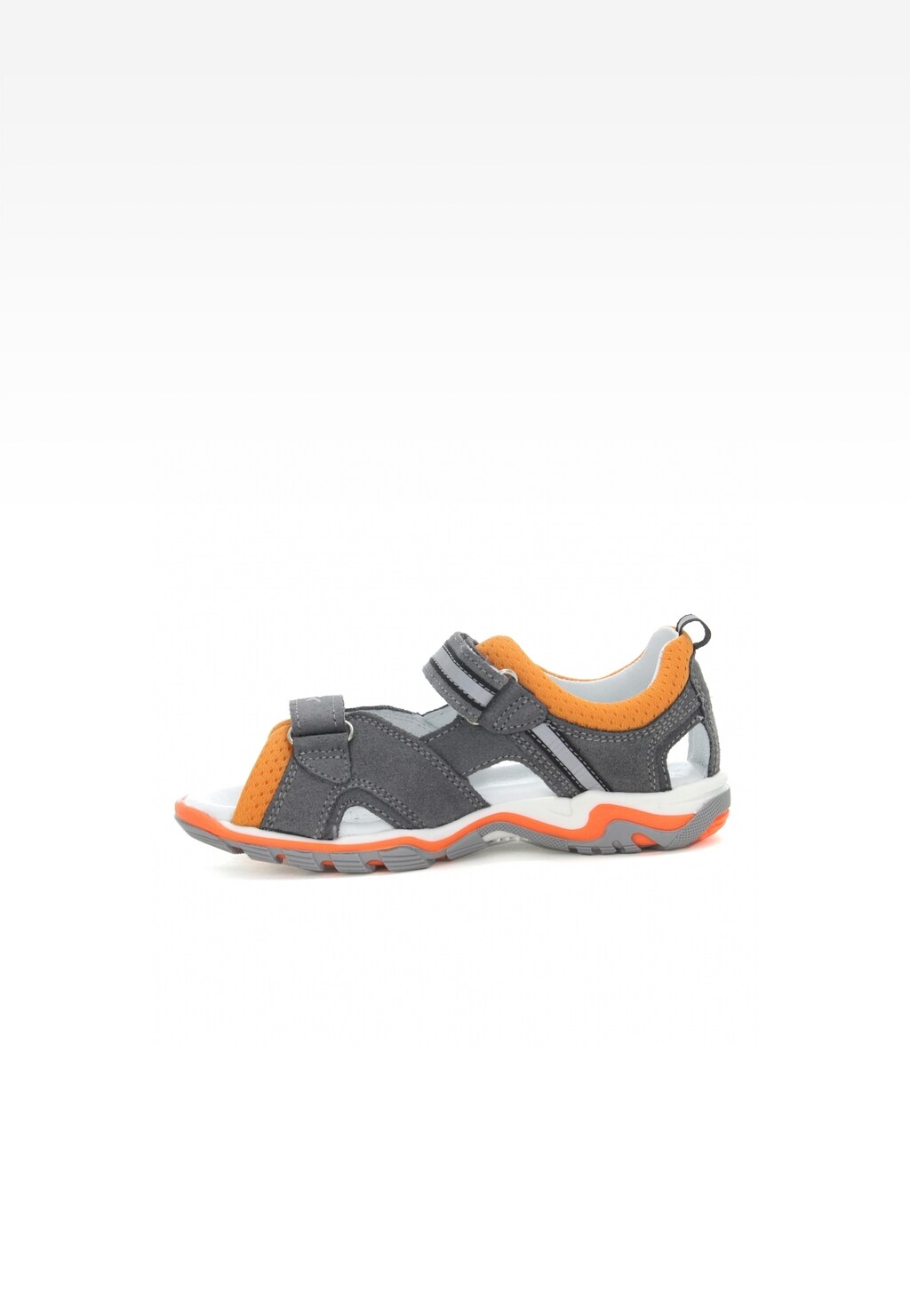 Sandały BARTEK T-16176-5/GR9, dla dziewcząt, szaro-pomarańczowy Widok 4