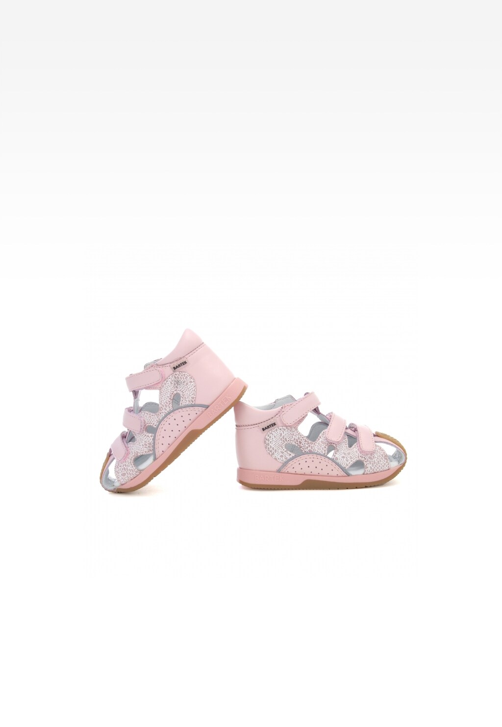 Sandały BARTEK W-81021-5/1FU, dla dziewcząt,  jasno różowy Widok 6