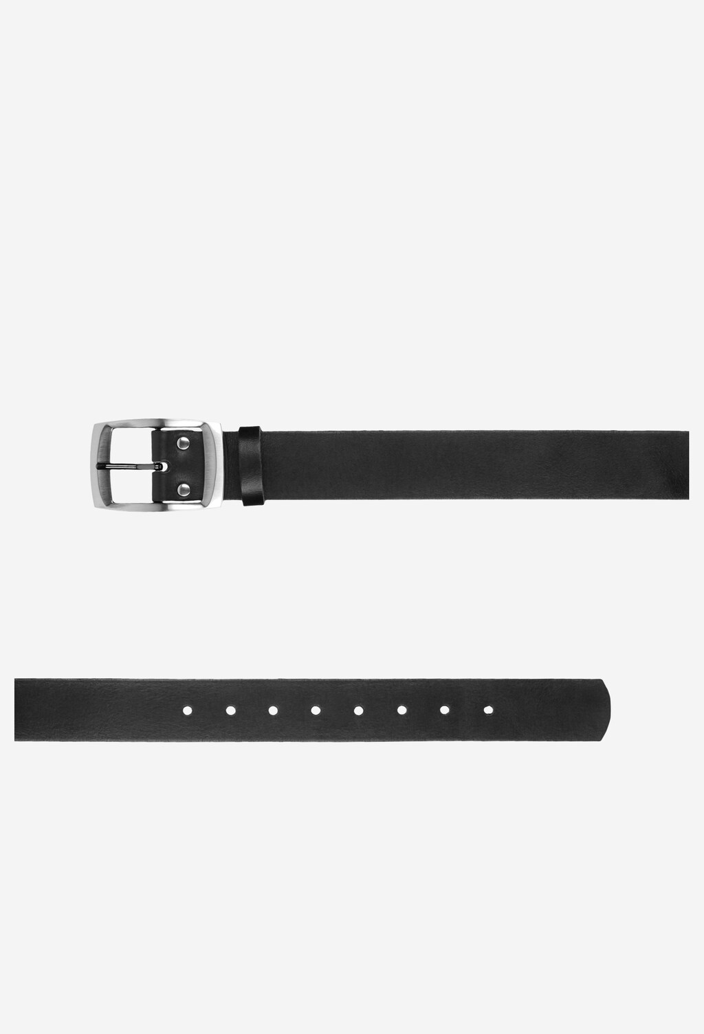 Elegantní černý dámský pásek z kvalitní kůže 6966-51 Widok 5