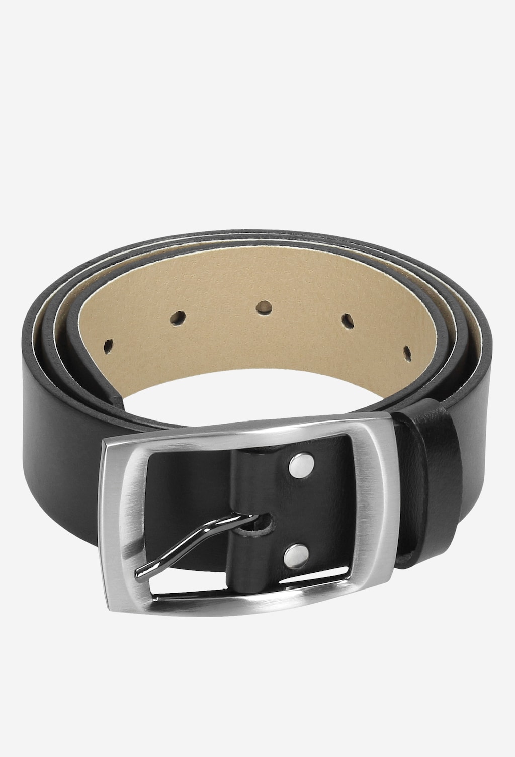 Elegantní černý dámský pásek z kvalitní kůže 6966-51 Widok 6