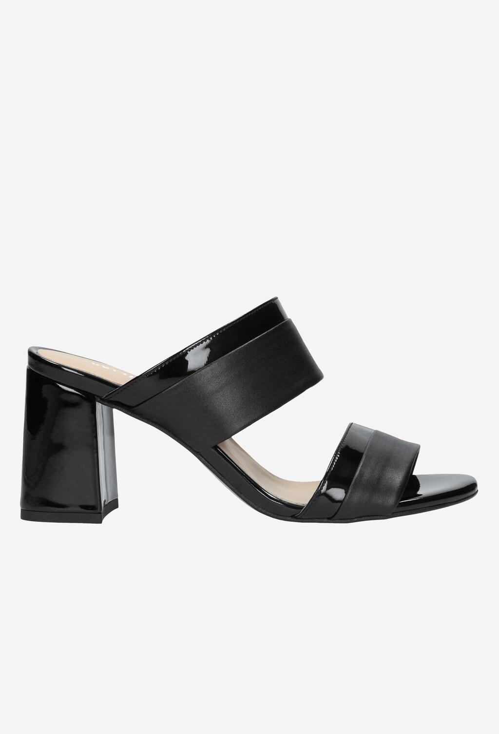 Czarne klapki damskie 9715-71 Widok 1