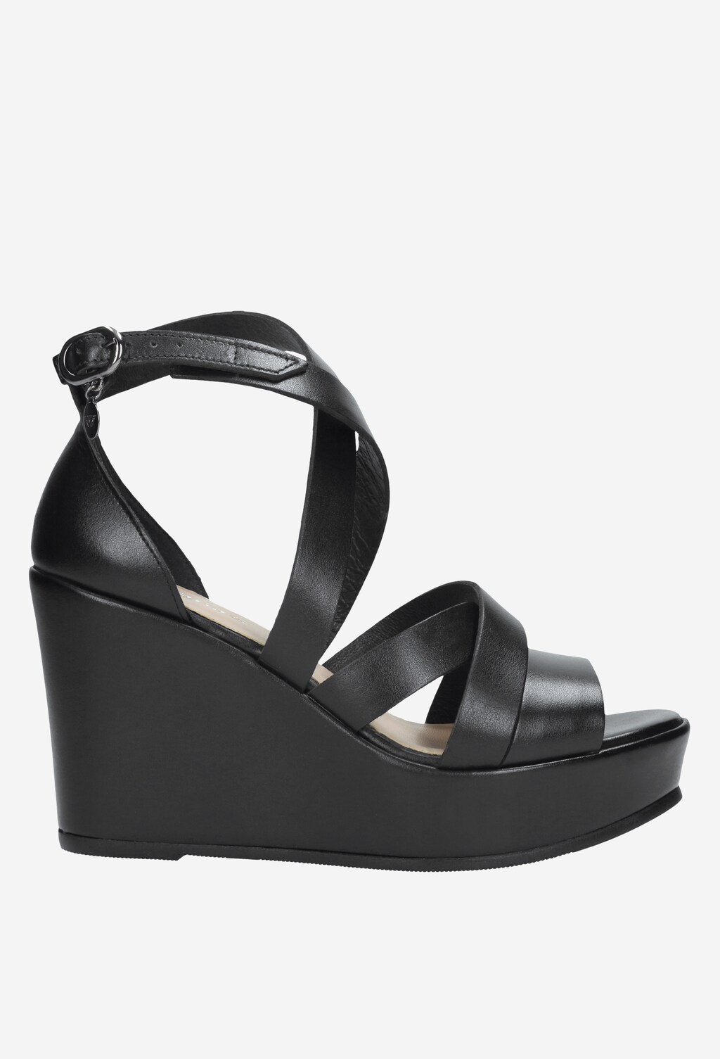 Czarne sandały damskie 9732-51 Widok 1