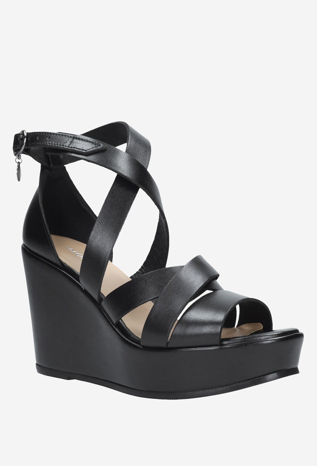 Czarne sandały damskie 9732-51 Widok 2