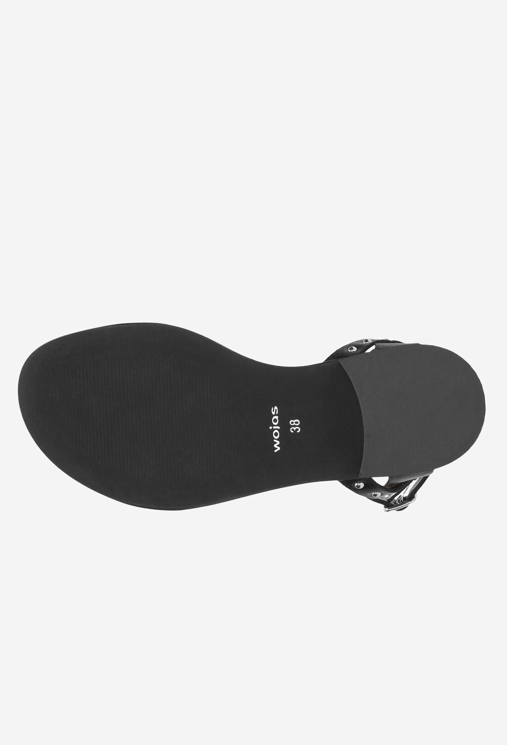 Czarne sandały damskie 9727-51 Widok 5