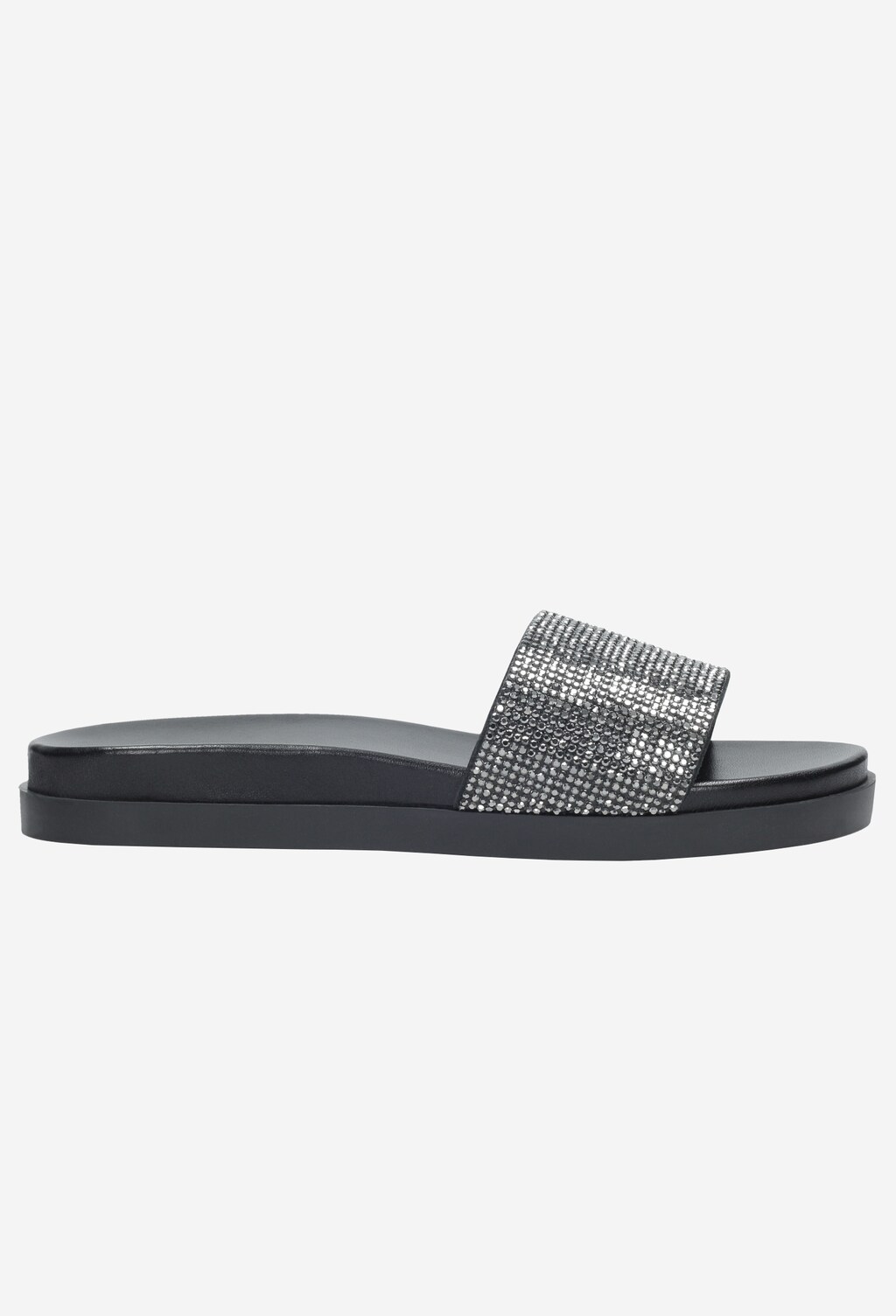 Czarne klapki damskie 9709-61 Widok 1