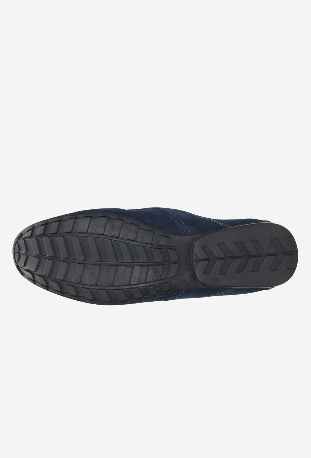 Granatowe półbuty męskie 8050-76 Widok 5