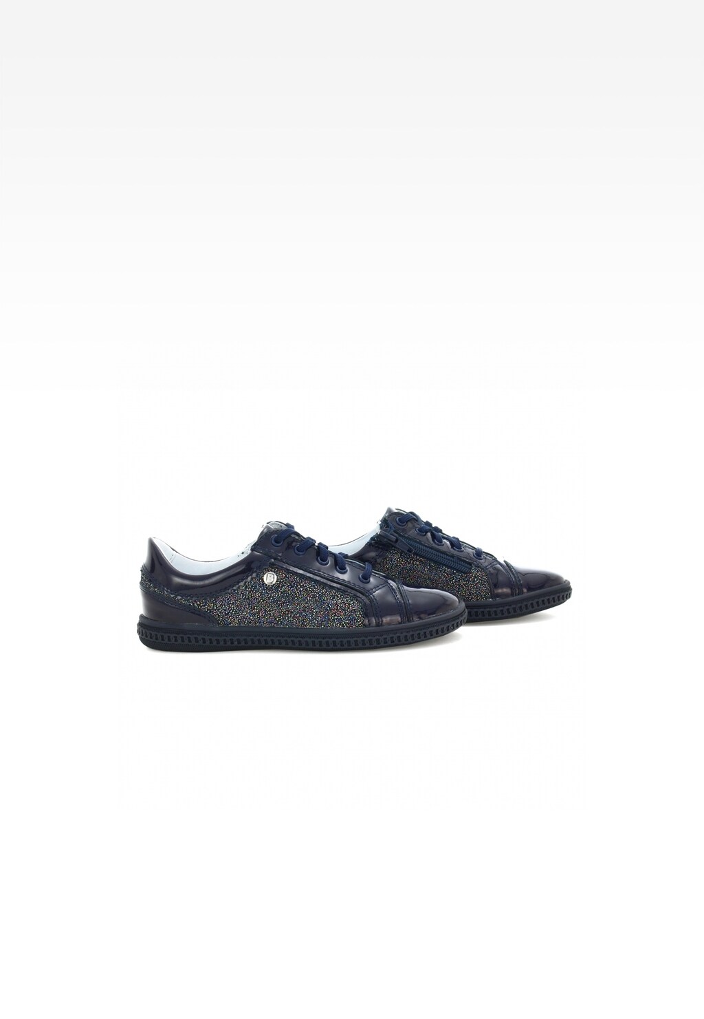 Półbuty BARTEK W-25524/SZ/1RO, dla dziewcząt, granatowy Widok 7