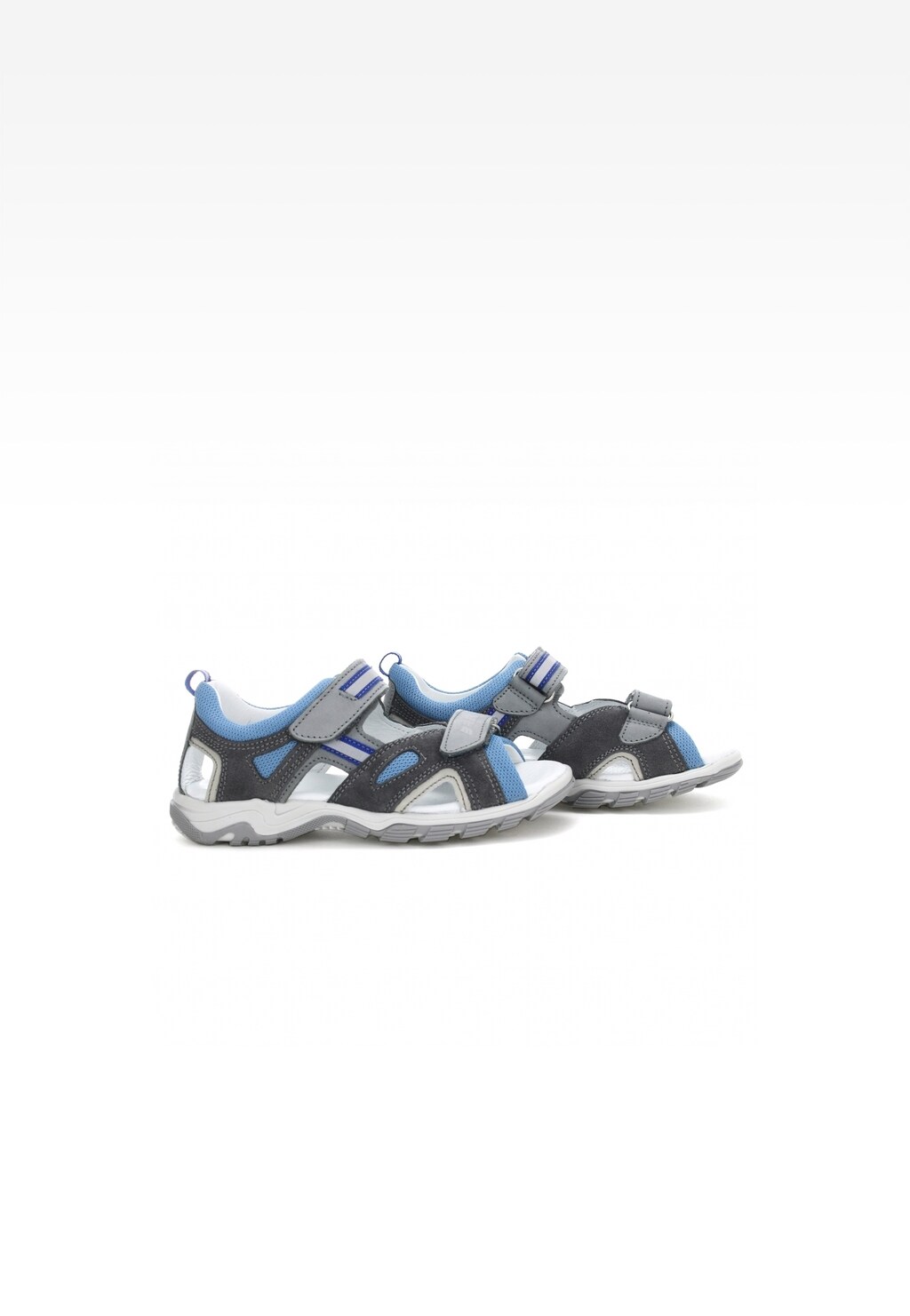 Sandały BARTEK T-16176-5/SAT, dla chłopców, szaro-niebieski Widok 7