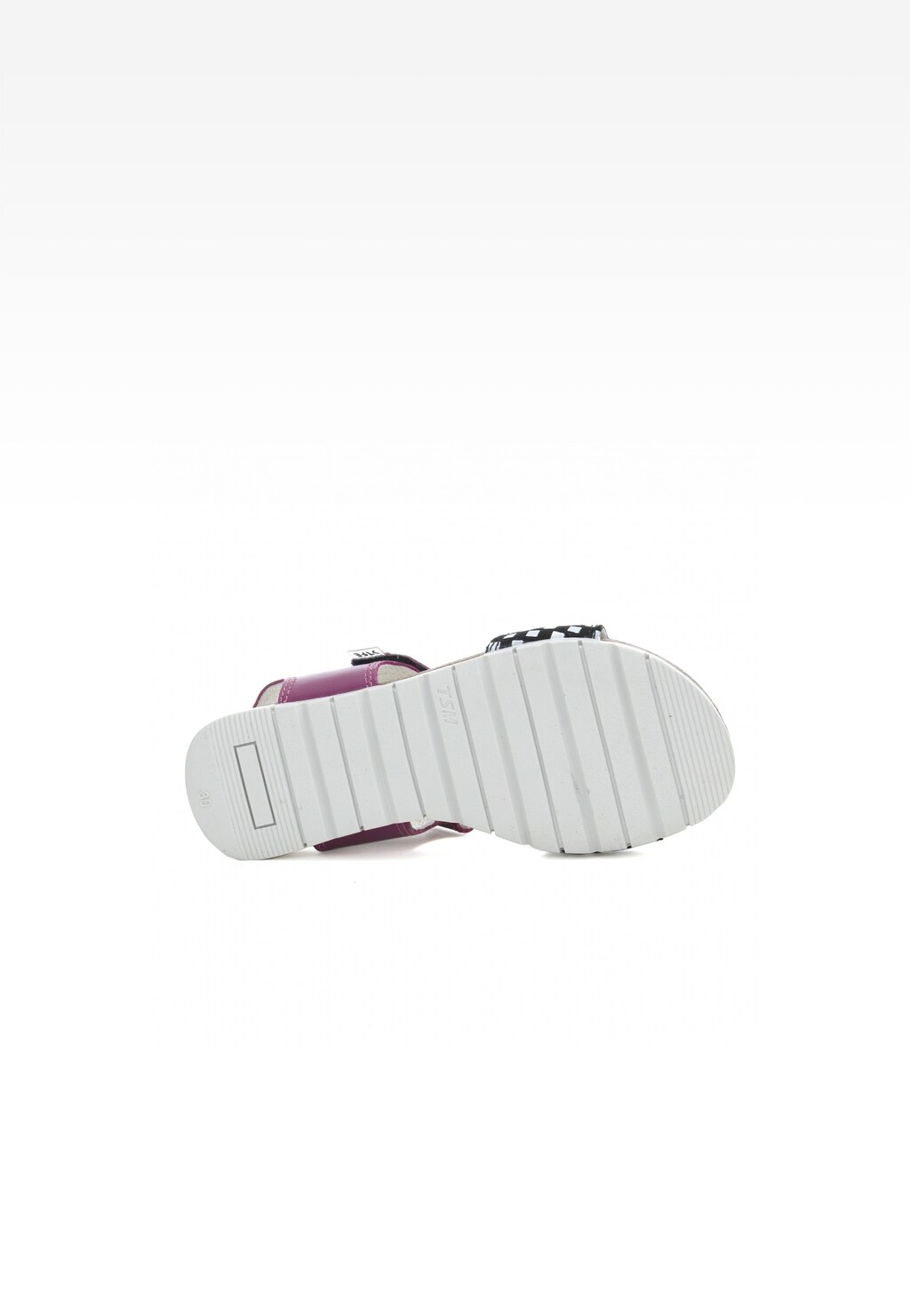 Sandały BARTEK W-59183/6JK, dla dziewcząt, czarno-szaro-fioletowy Widok 7