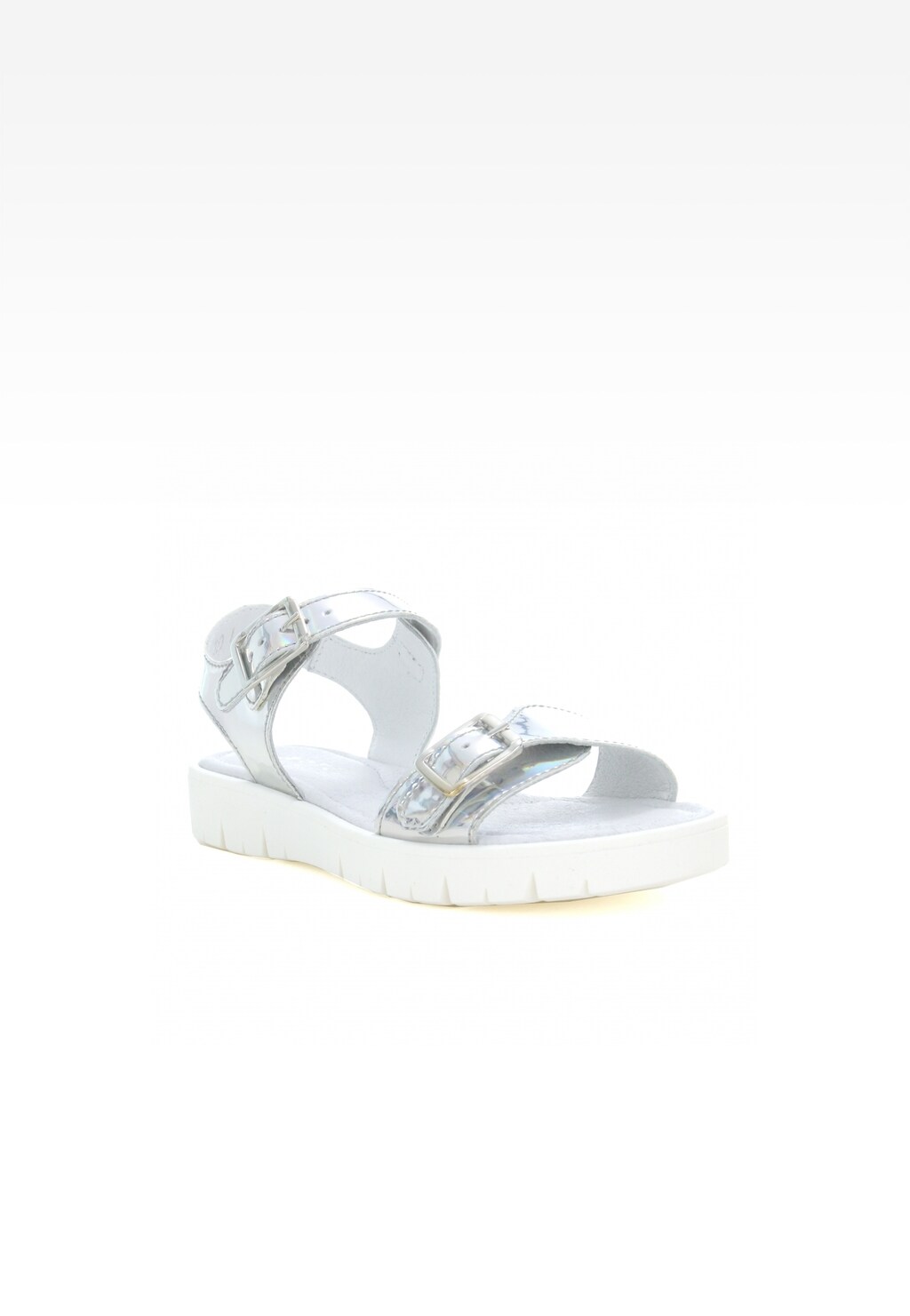 Sandały BARTEK W-59164/KOL, dla dziewcząt, srebrny Widok 2