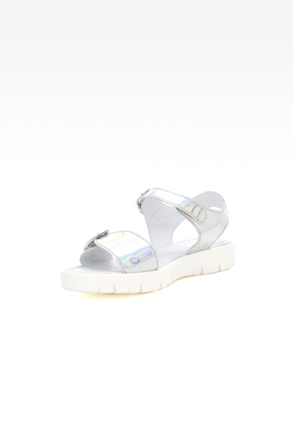 Sandały BARTEK W-59164/KOL, dla dziewcząt, srebrny Widok 3