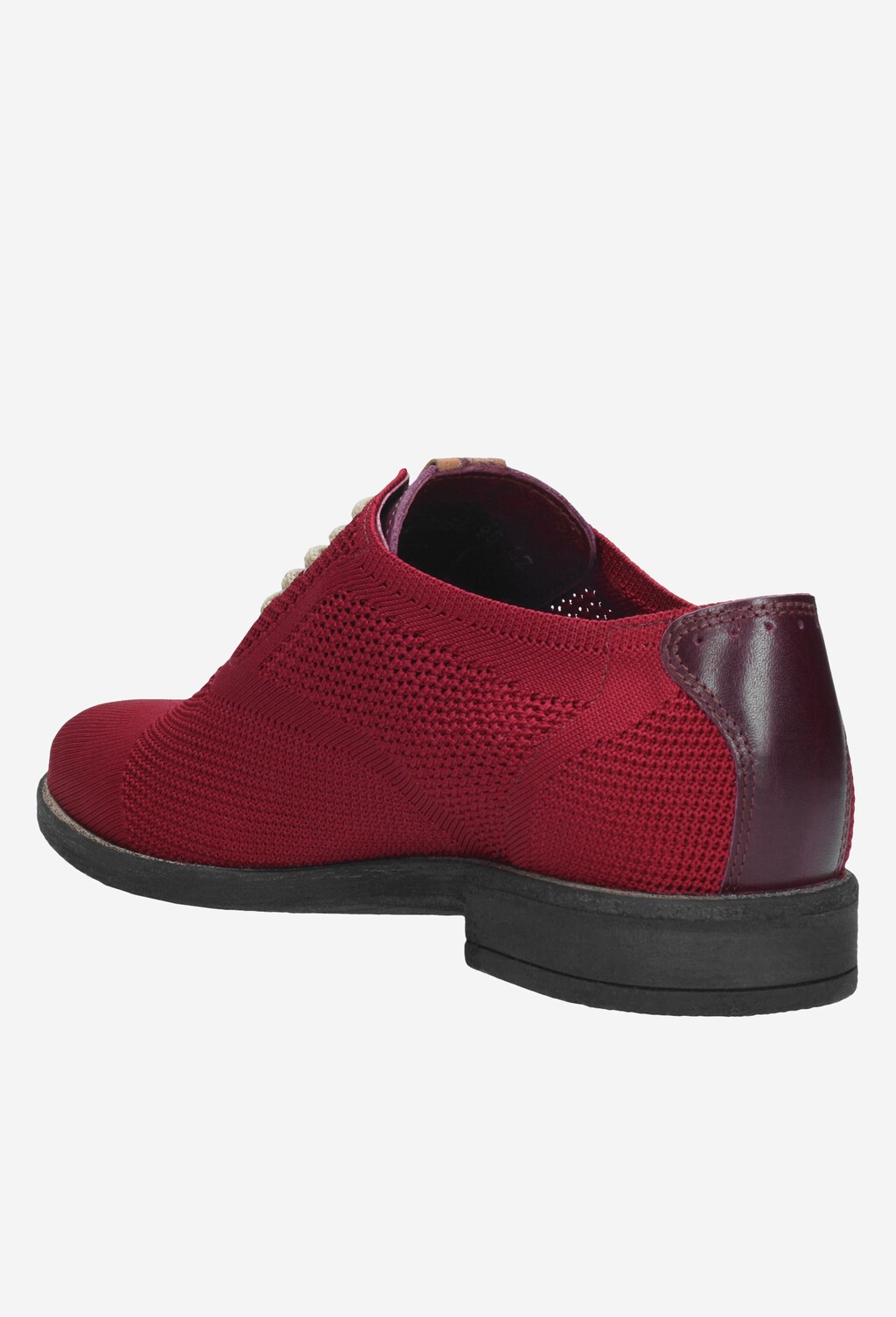 Czerwone półbuty męskie 9064-85 Widok 3