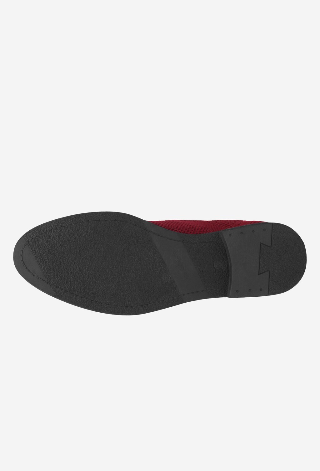 Czerwone półbuty męskie 9064-85 Widok 5