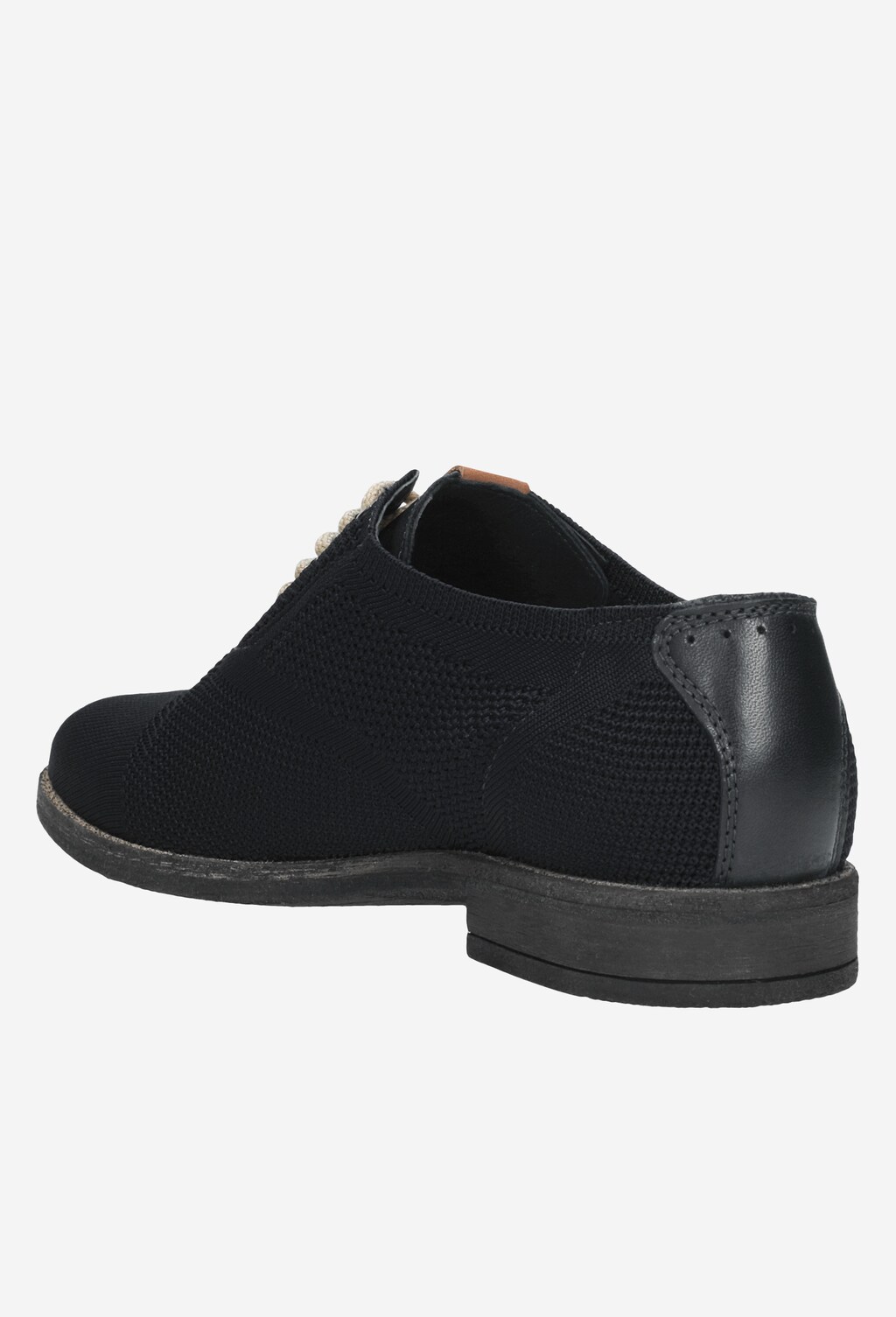 Czarne półbuty męskie 9064-81 Widok 4