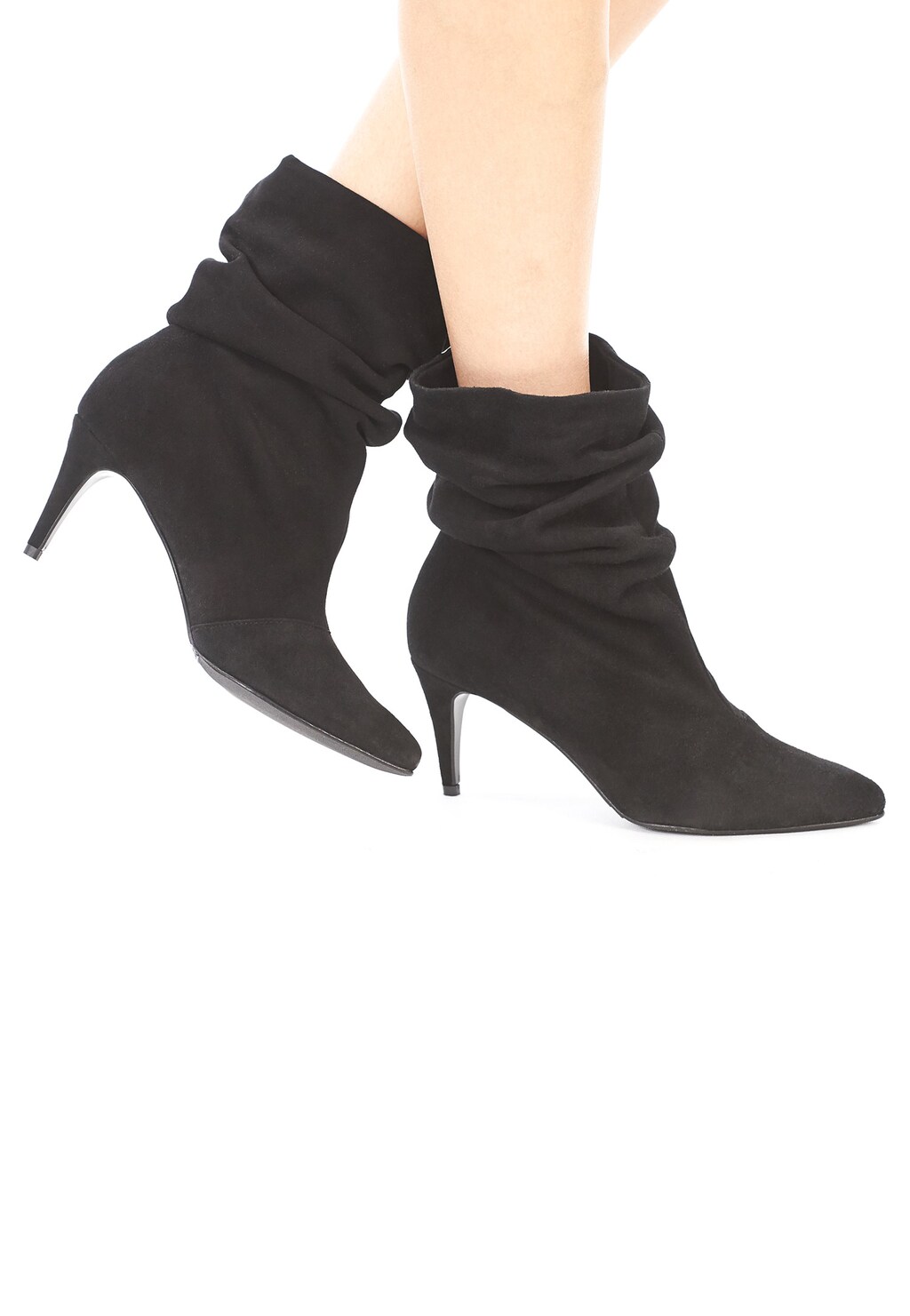 Czarne damskie botki 9513-61 Widok 1