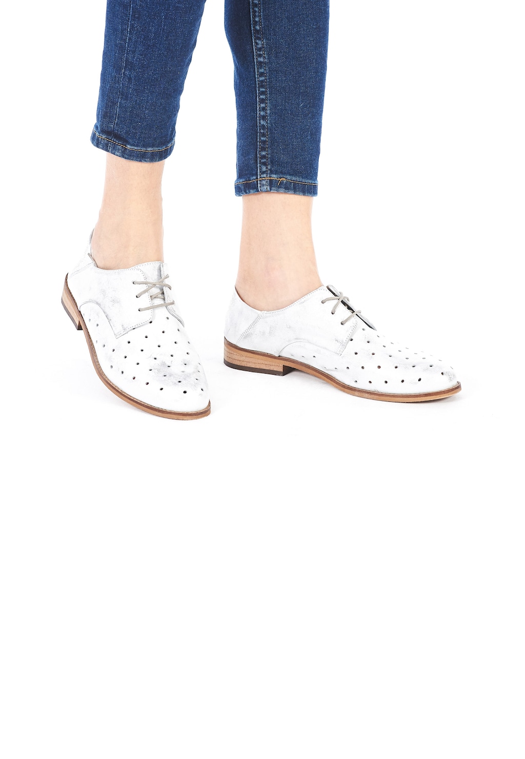 Sznurowane damskie półbuty 9496-59 Widok 1