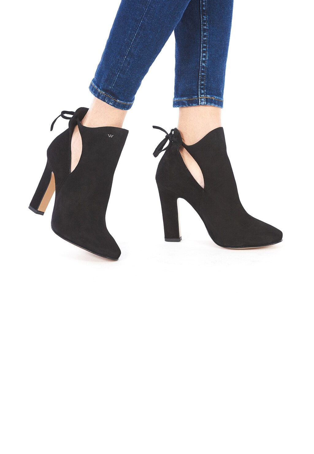 Czarne damskie botki 8561-61 Widok 1