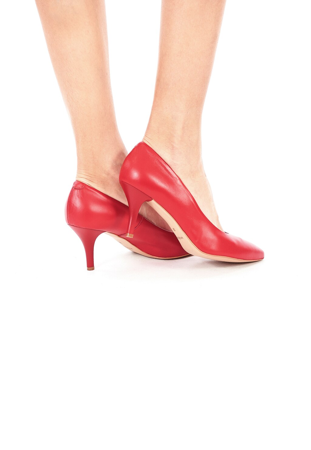 Czerwone damskie czółenka 4408-53 Widok 1