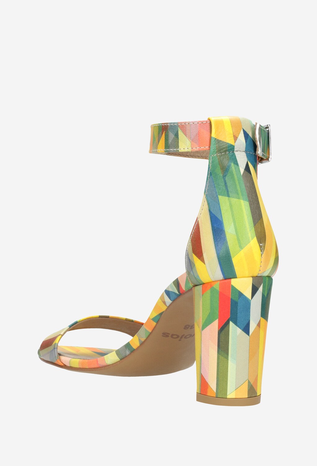 Multikolorowe sandały damskie 8832-55 Widok 3