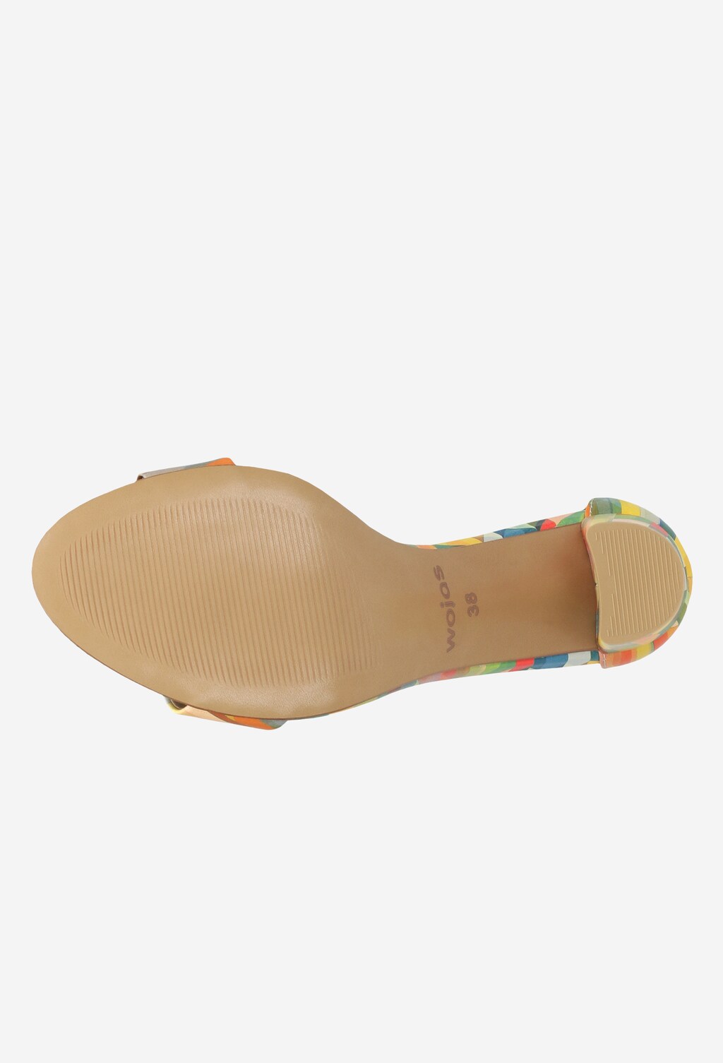 Multikolorowe sandały damskie 8832-55 Widok 5