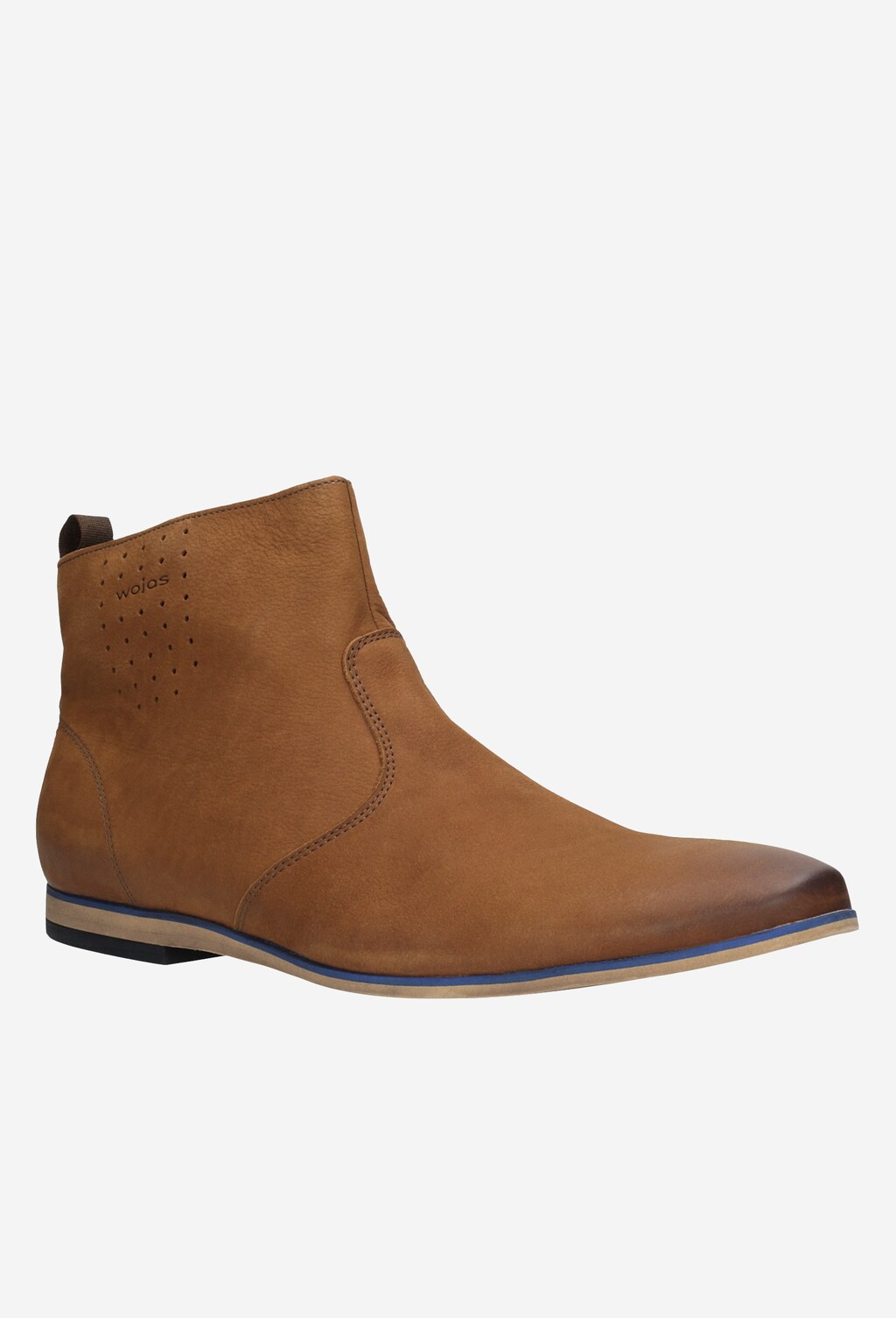 Jasnobrązowe męskie botki 5151-23 Widok 2