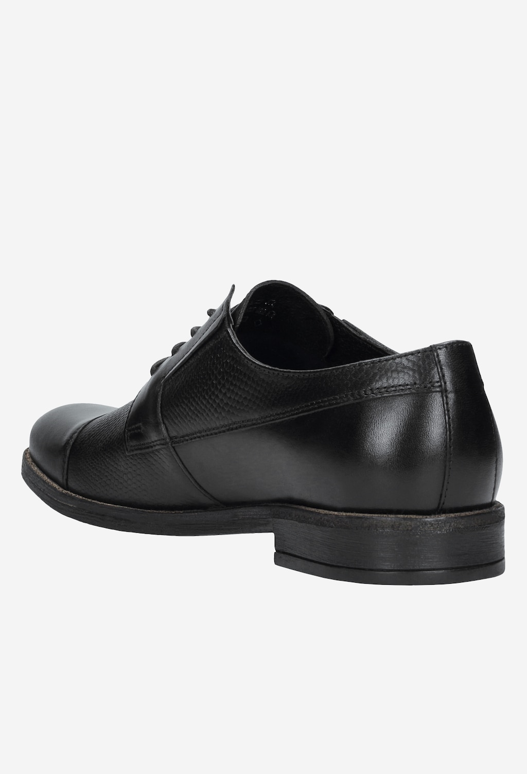 Czarne półbuty męskie 9070-51 Widok 3