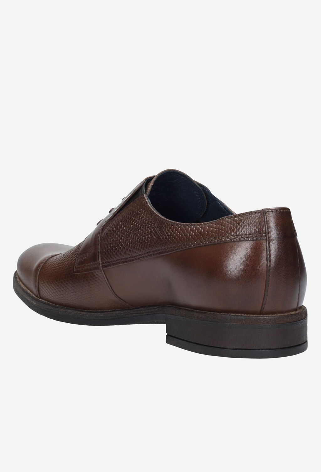 Brązowe półbuty męskie 9070-52 Widok 3