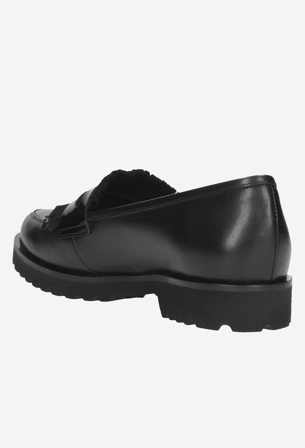 Czarne półbuty damskie 9486-71 Widok 4