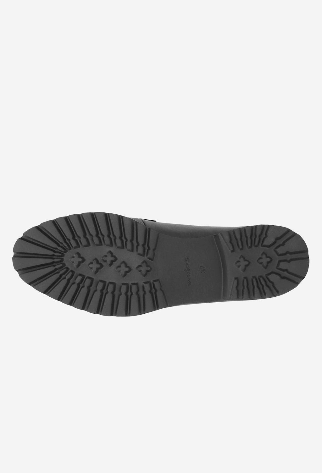 Czarne półbuty damskie 9486-71 Widok 6