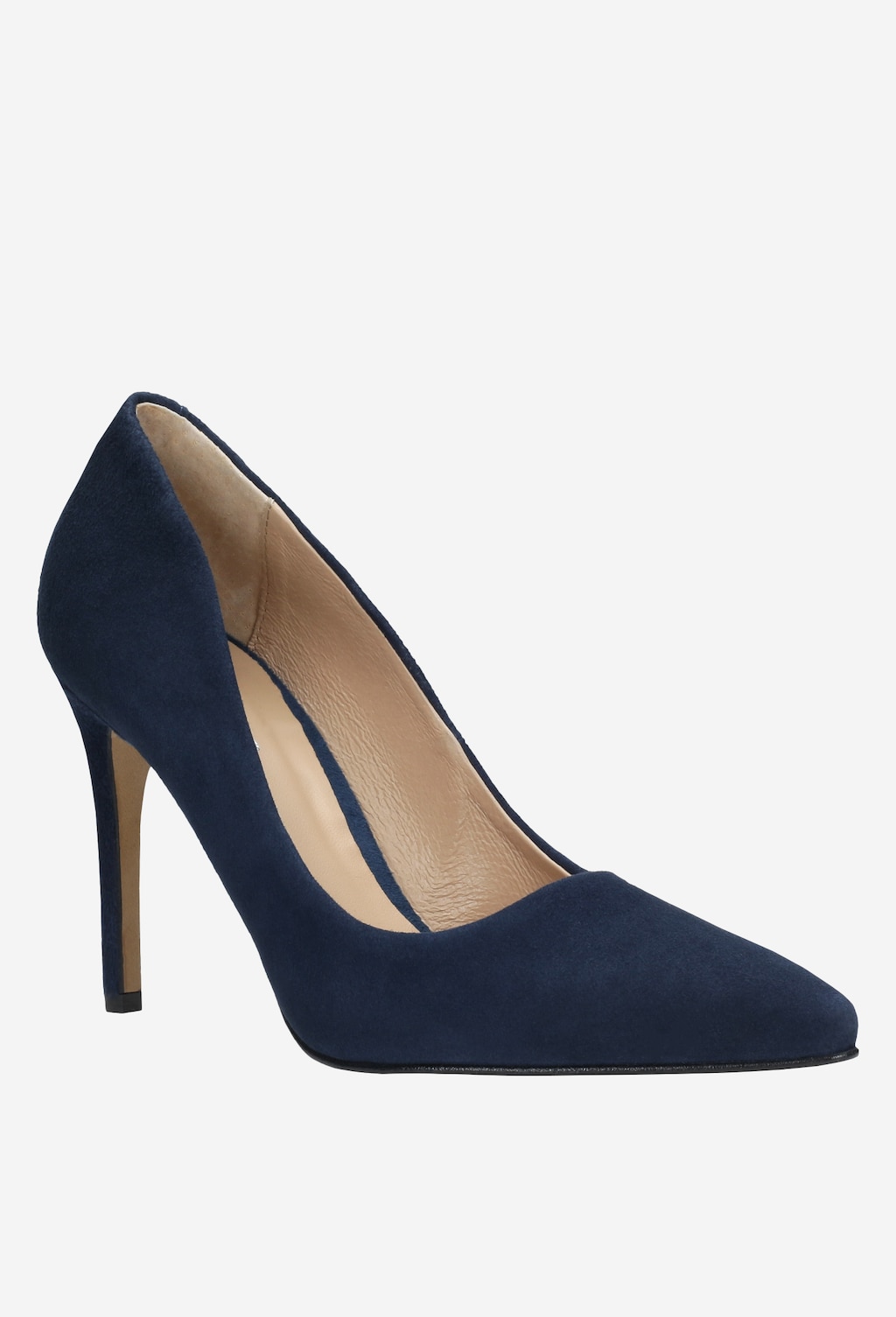 Granatowe czółenka damskie 7386-60 Widok 3