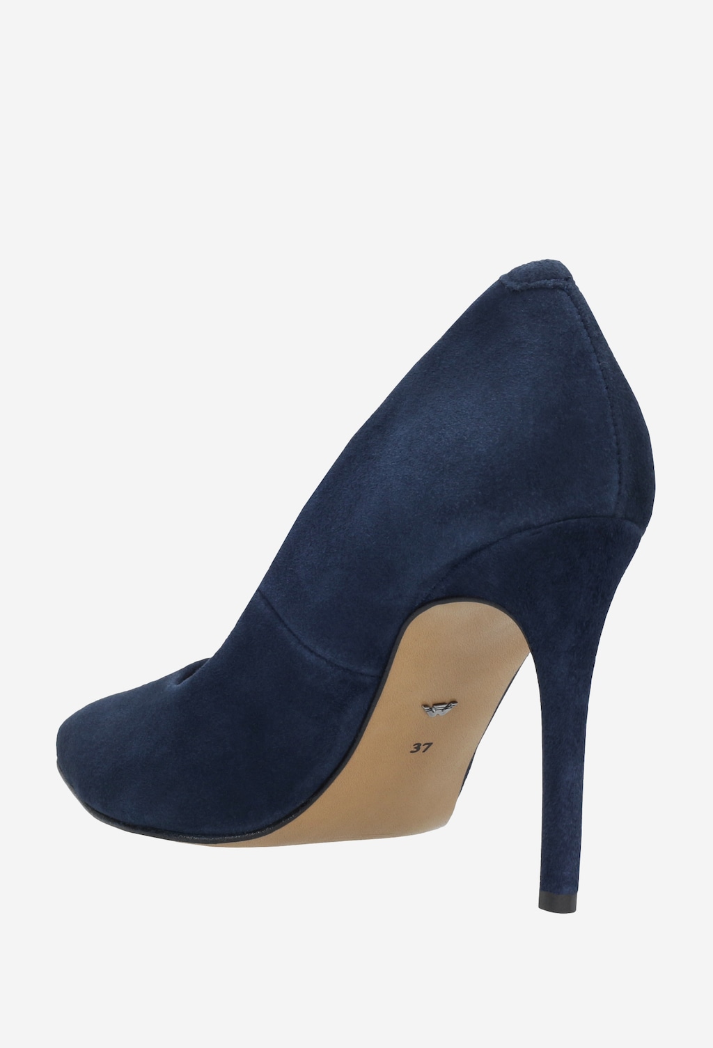 Granatowe czółenka damskie 7386-60 Widok 4