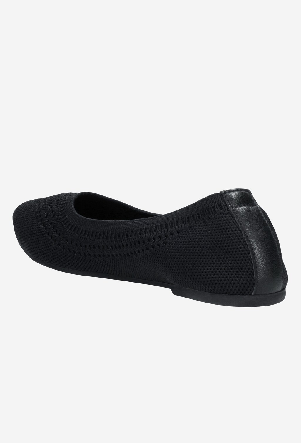 Czarny Czarne baleriny damskie 9381-81 Widok 3