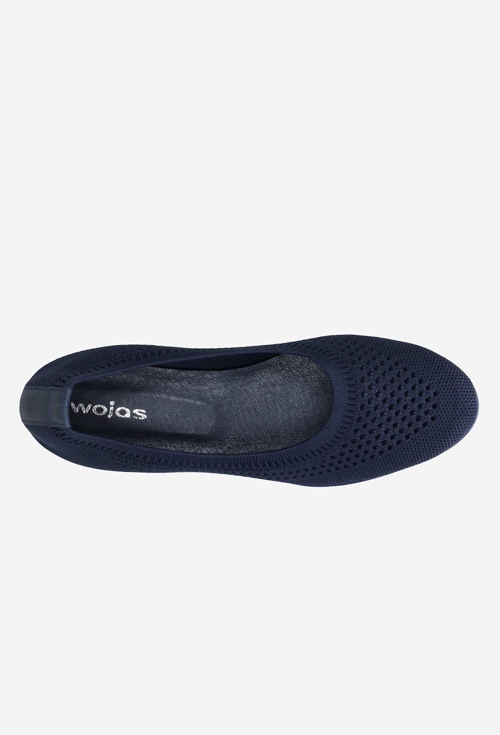 Granatowe baleriny damskie 9381-86 Widok 4