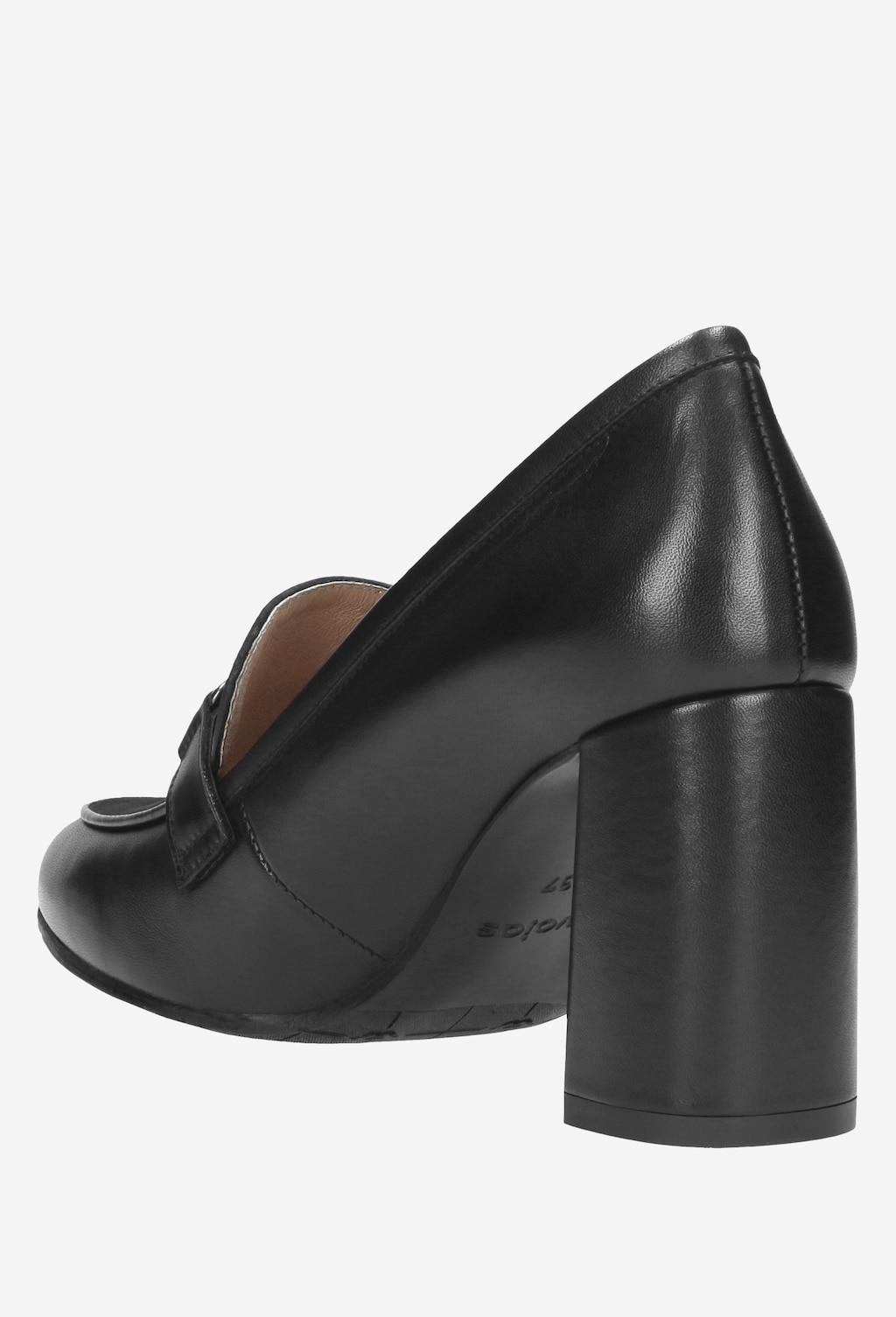 Czarne półbuty damskie 9487-71 Widok 4