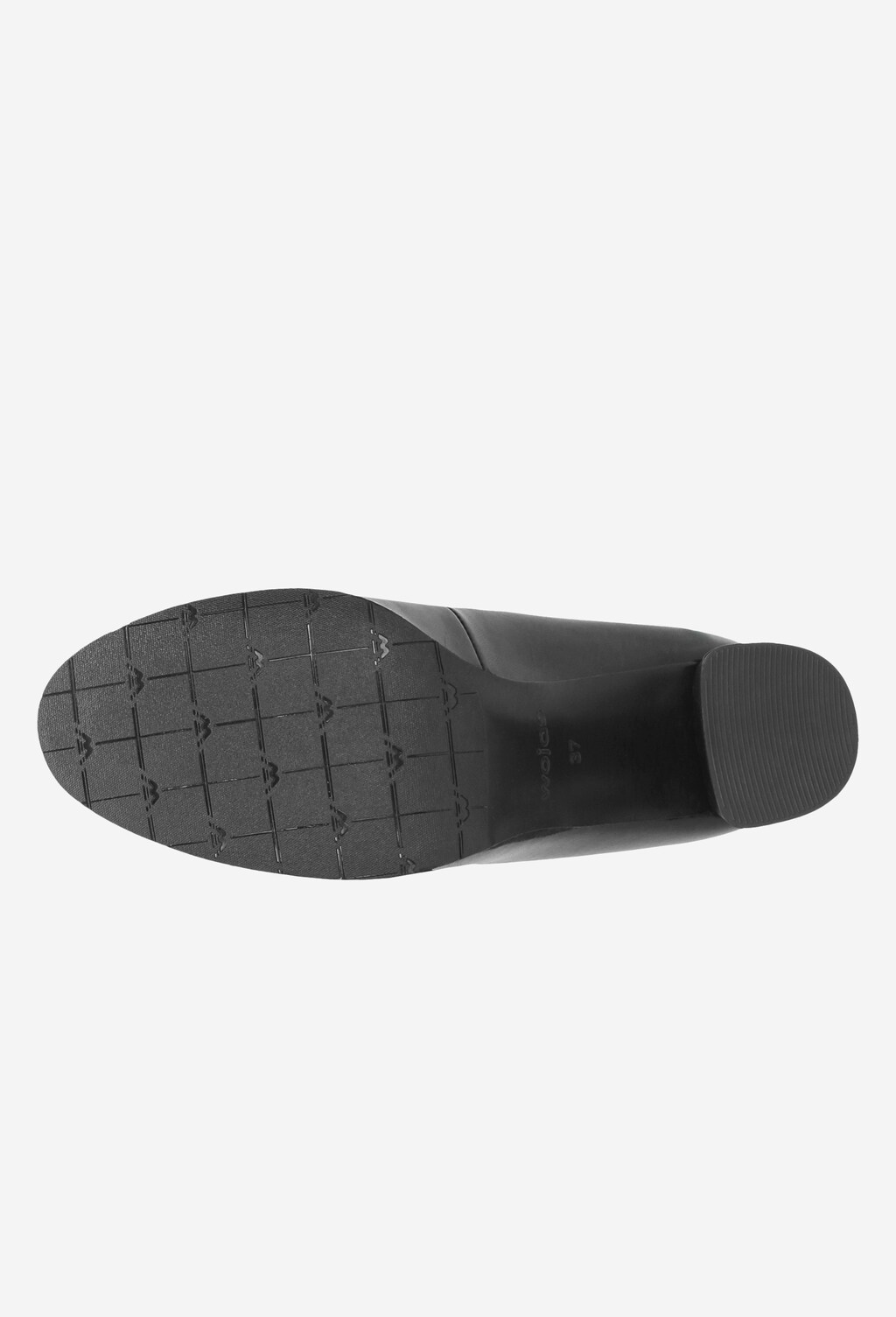 Czarne półbuty damskie 9487-71 Widok 6