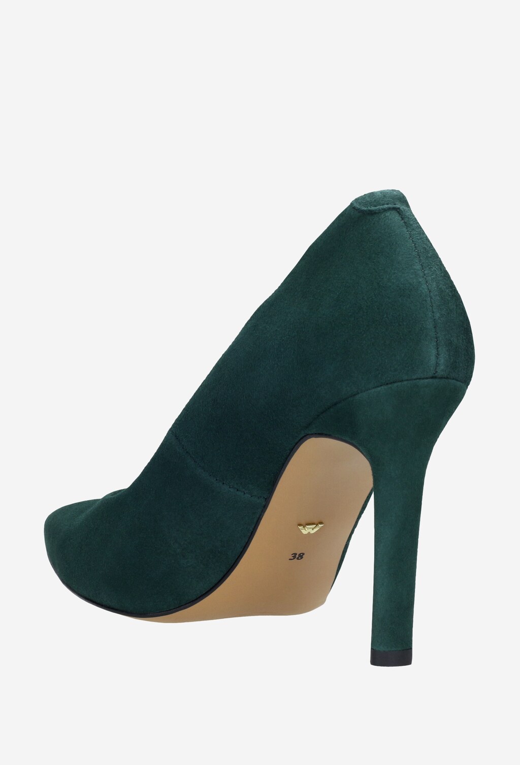 Zielone czółenka 9288-67 Widok 4