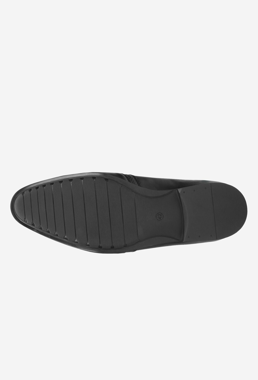 Originálne pánske poltopánky z čiernej kože 9069-51 Widok 5