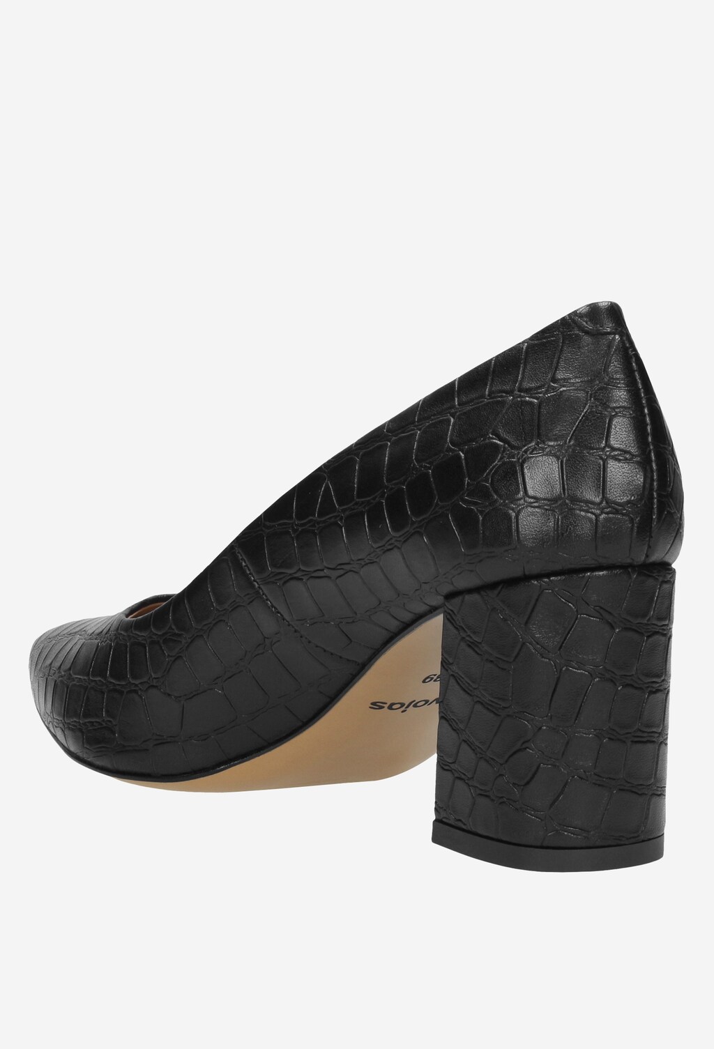 Czarne czółenka 9269-51 Widok 4