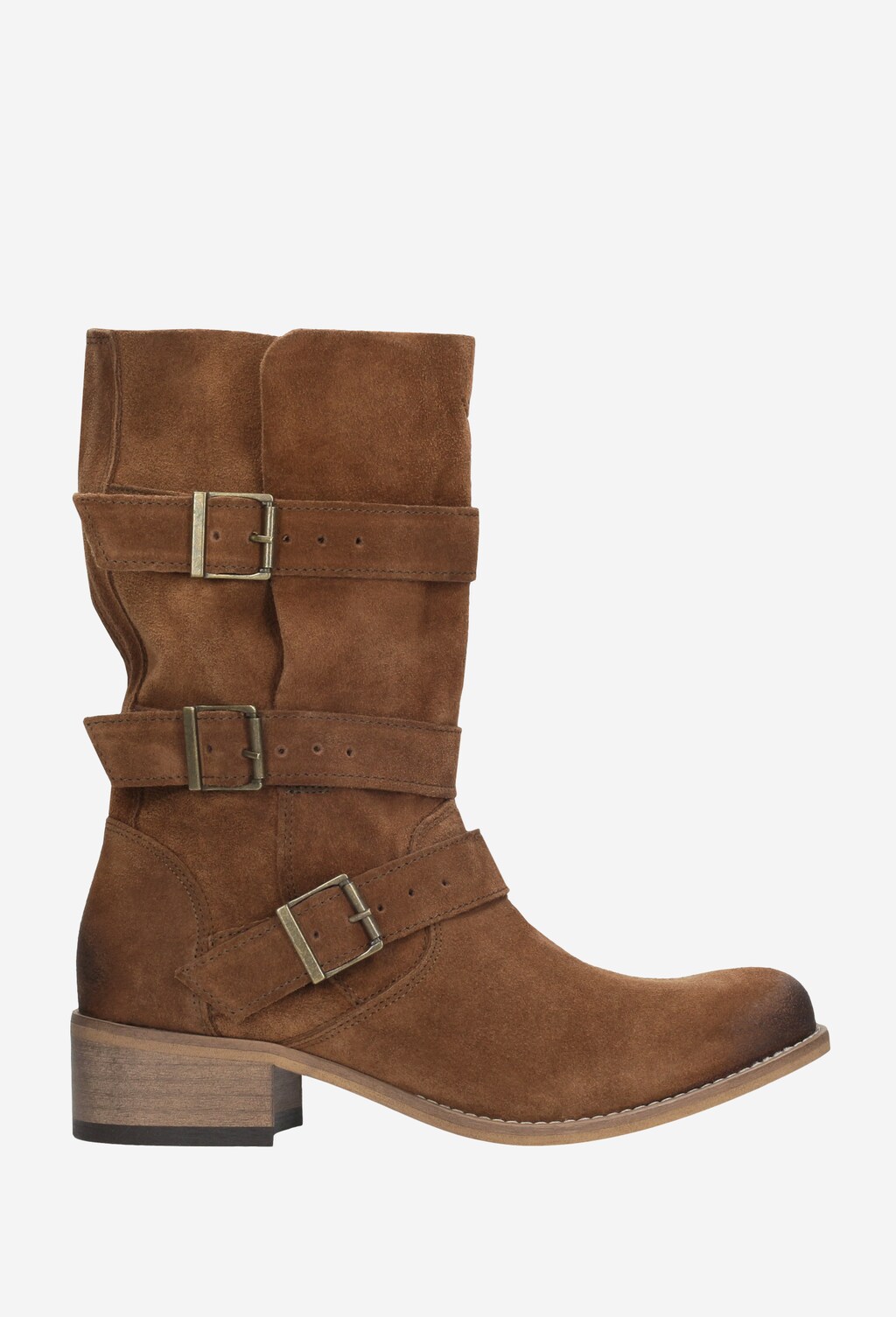 Brązowe botki damskie 9510-62 Widok 2