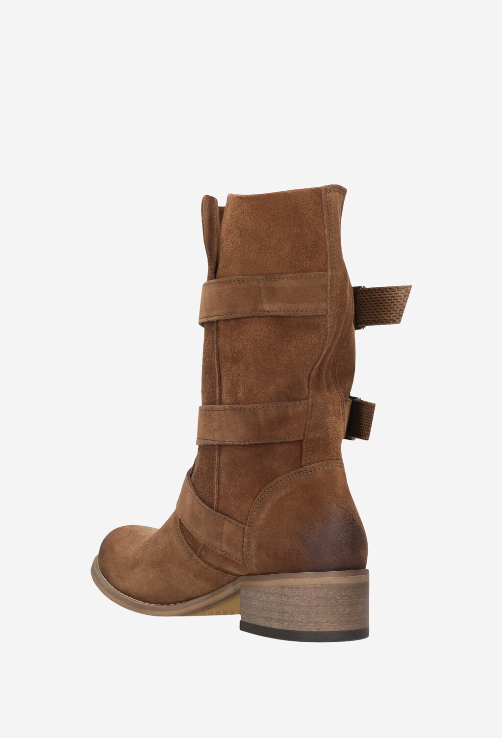 Brązowe botki damskie 9510-62 Widok 4