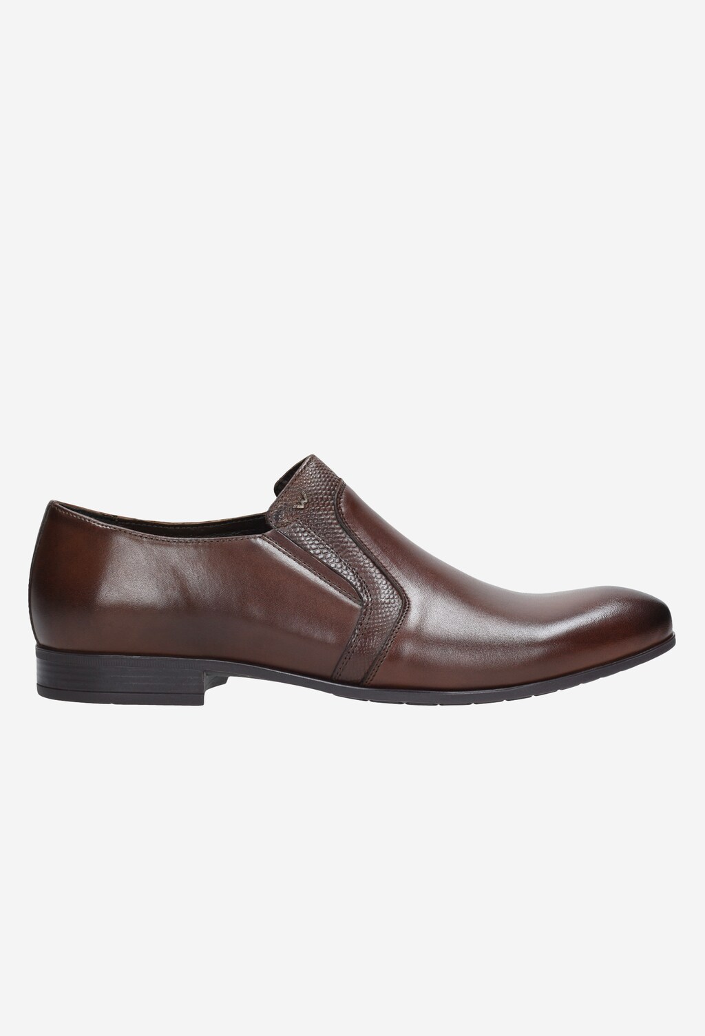 Brązowe półbuty męskie 9069-52 Widok 2